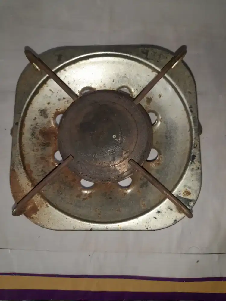 Tungku kompor portabel Blue Gaz tungku atas tabung.