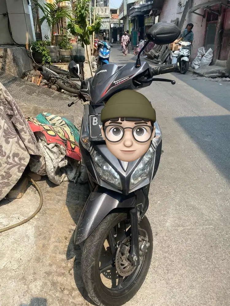 Honda Vario Techno 110 Karbu CBS Warna Abu-abu. Siap Pakai
