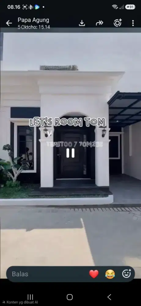 Dikontrakan Rumah Semi Exklusive