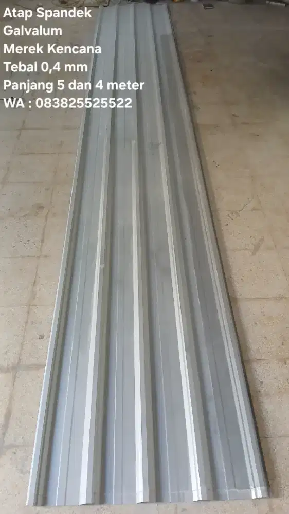 Atap Spandek Galvalum Kencana 0,4 mm