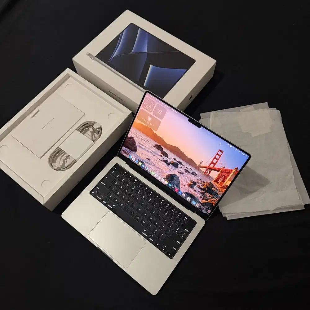 (iBox) Macbook M2 Pro 14 inch 16/512 Silver Fullset Original RARE