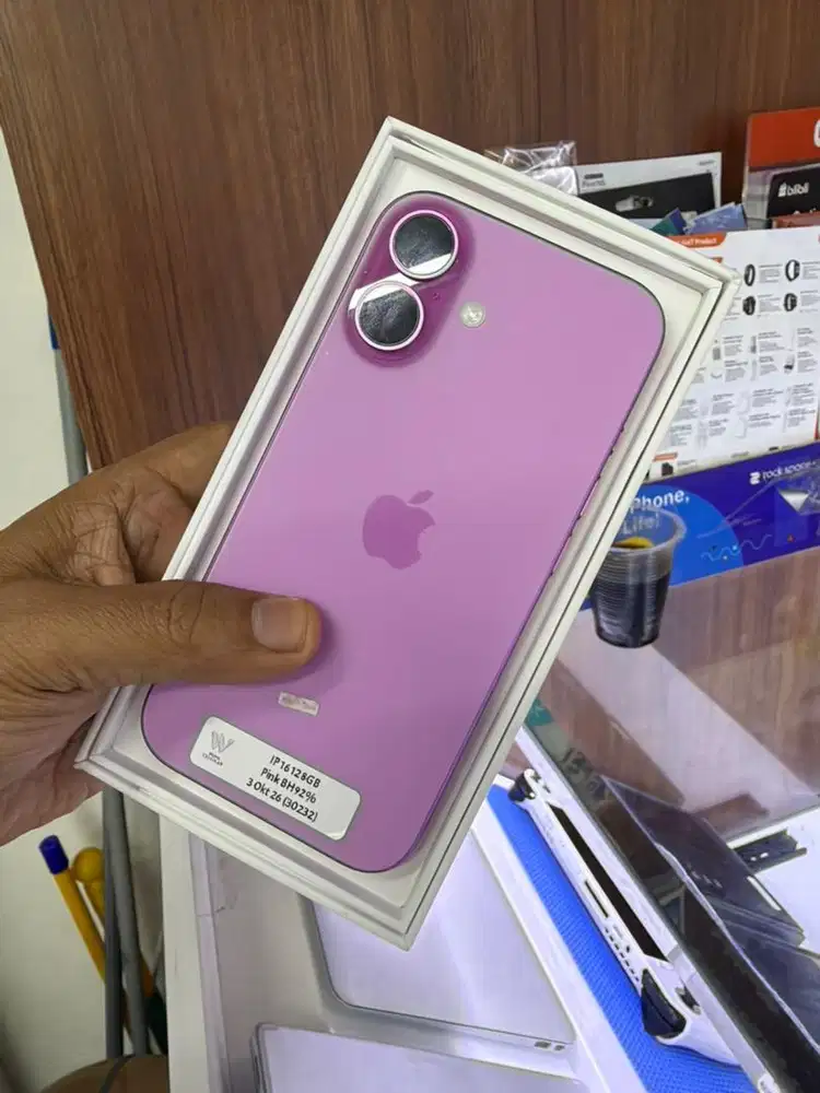 Iphone 16basic 128gb pink bh 92 % ibox