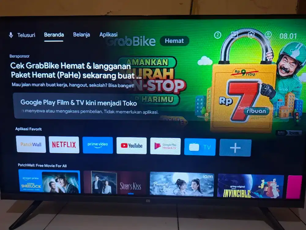 Xiaomi Mi TV 4 Google TV 4k LED Bezel less smart tv
