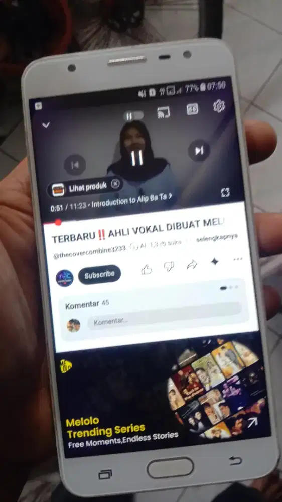 SAMSUNG J7 PRIME MULUS