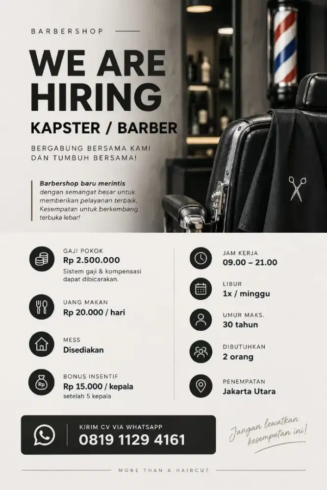 LOKER Barbershop/Kapster