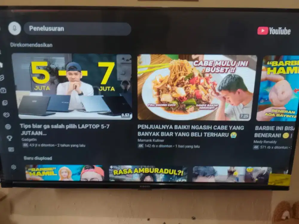dijual tv android xiaomi A2 32in no minus