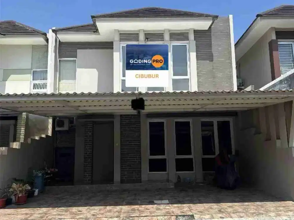 RUMAH 2 LANTAI SHM KOTA WISATA CIBUBUR AKSES TOL BANGUNAN TERAWAT RAPI SIAP HUNI DEKAT LIVING WORD