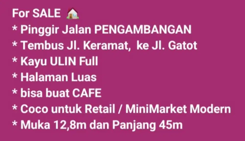Rumah FULL Ulin