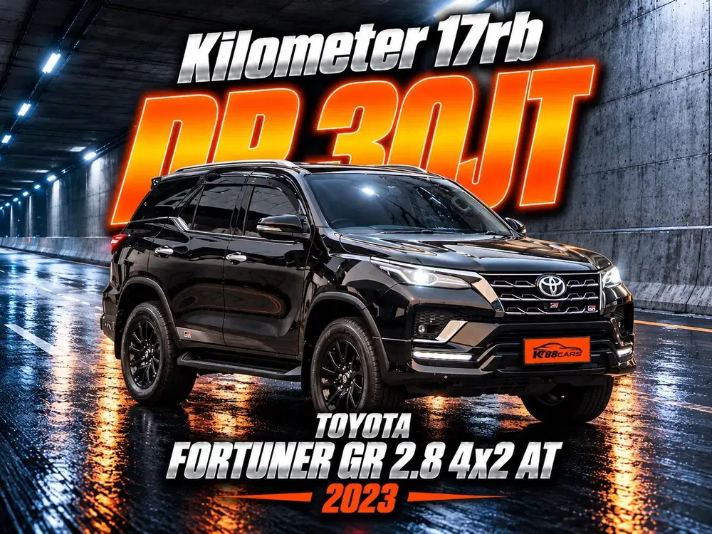 Low Km 17rb DP 30Jt FORTUNER GR 2.8 4x2 AT 2023
