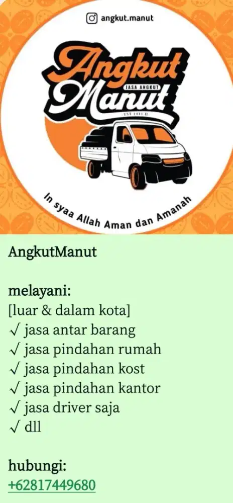 Jasa Angkut Barang Pindahan