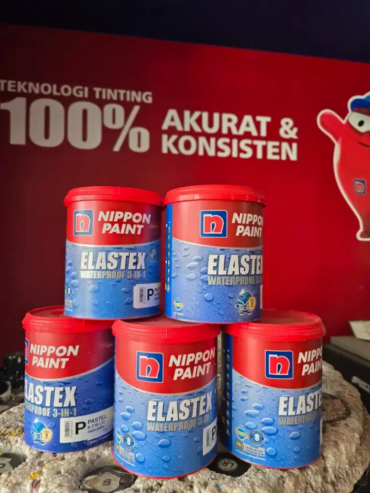 Cat elastex waterprof ukuran 1 kg