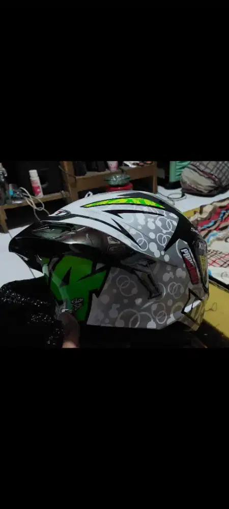 Helm kyt tt course paket ganteng banget