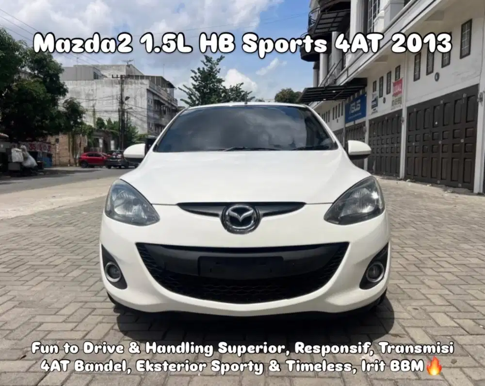 (TDP 19 JUTA!) Mazda2 1.5L HB Sports Automatic Putih 2013