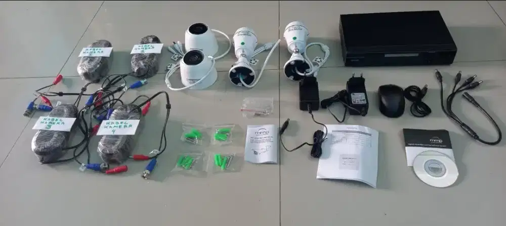CCTV 4 KAMERA KONDISI BARU