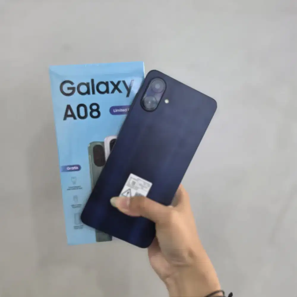 SAMSUNG A08 NEW RAM 4+4/64