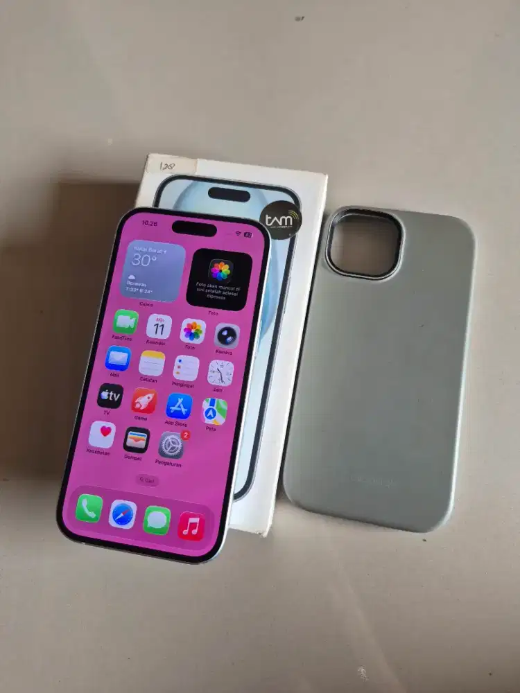 iPhone 15 Blue Resmi iBox 128 GB