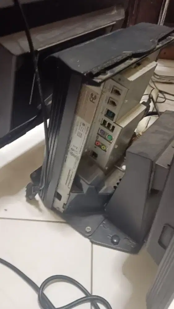 Terminal komputer kasir Toshiba double monitor
