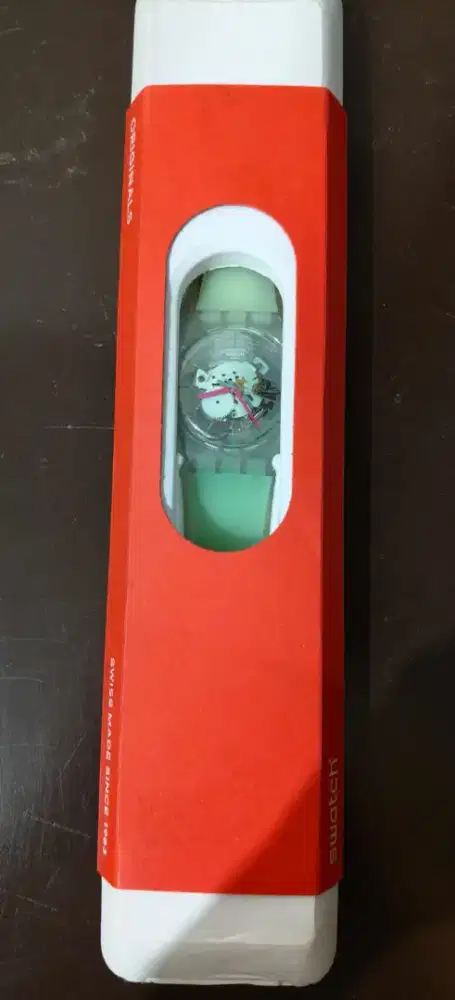 Di Jual Swatch SUOK152 Muted Green