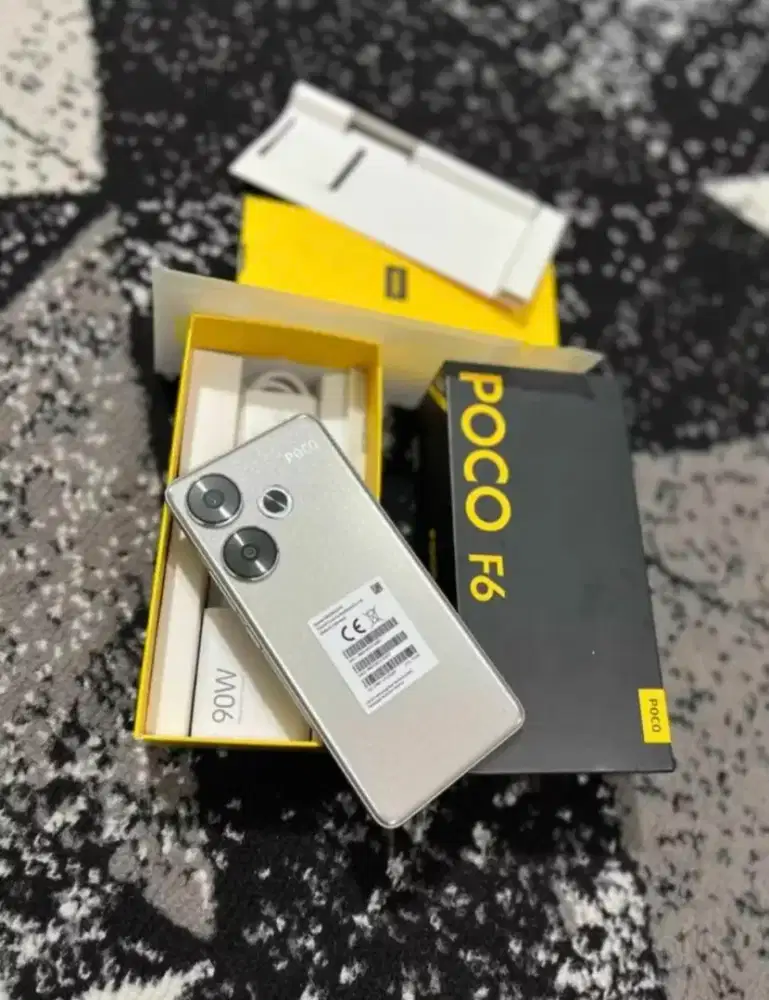 poco f6 ( 8+4 / 256 ) titanium fulsset orian semua