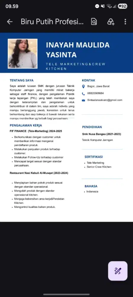 Cari kerjaa cepatt jadi seles promotor atau event even konser