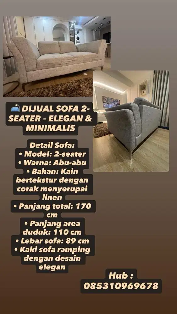 Jual Sofa 2 Seater