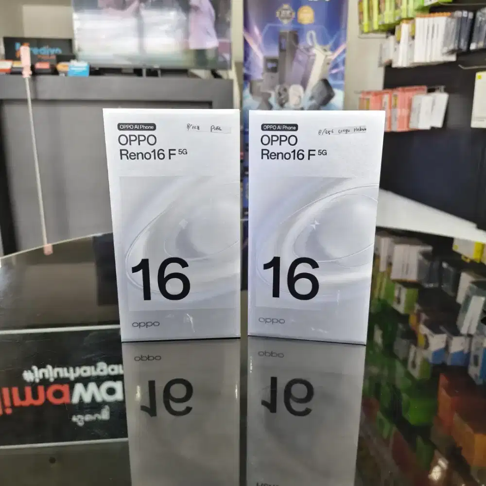 OPPO RENO16F 5G KREDIT DP O% KTP SAJA