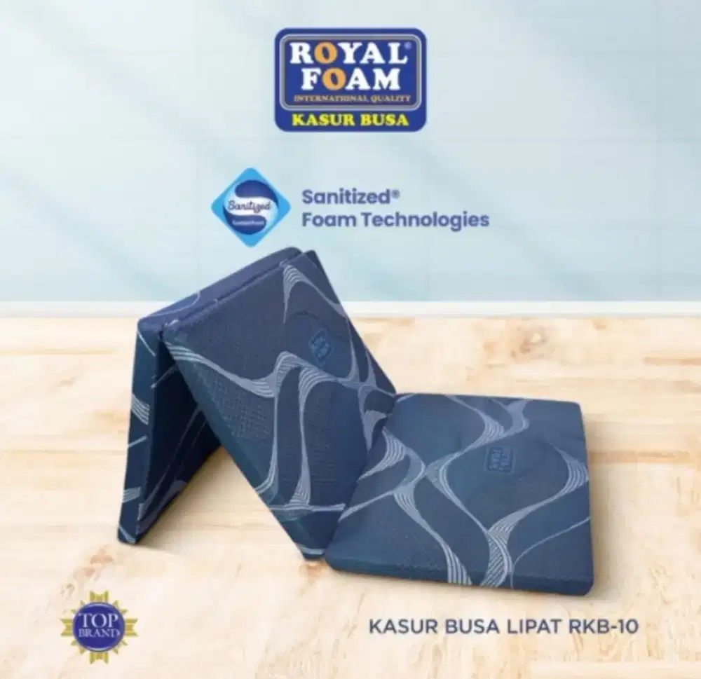 Kasur Busa Lipat 3 Royal Foam Tebal 5cm