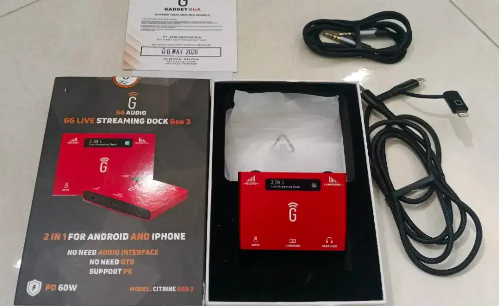 Audio live streaming GG Dock gen 3