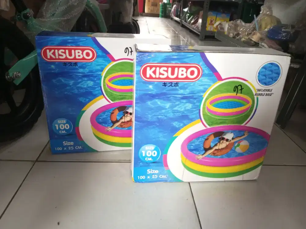 Mainan anak kolam renang pompa 100cm
