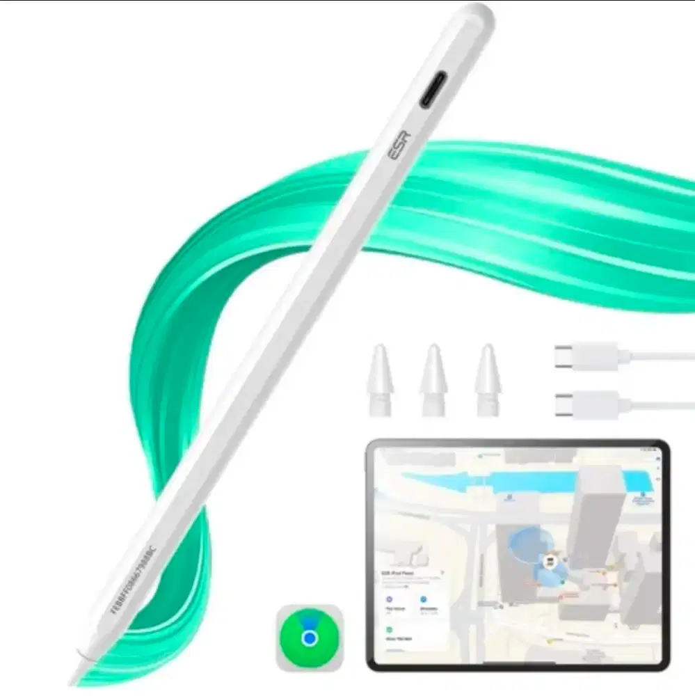 ESR Geo Digital Pencil with Built-in Find My Pencil iPad (PRELOVED)