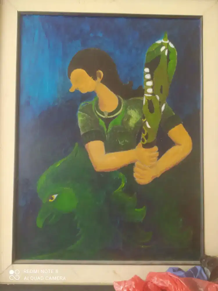 Di jual apa adanya . 3 lukisan tangan