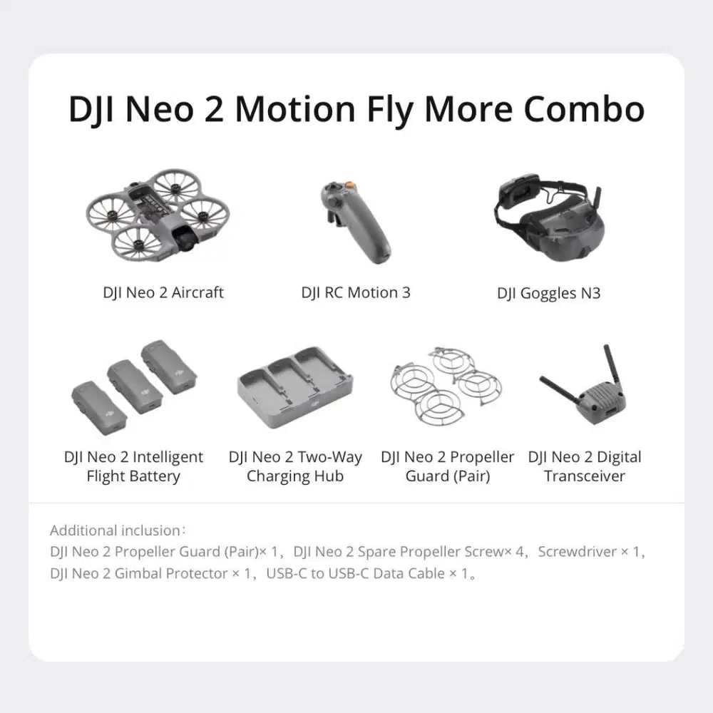 JUAL DRONE DJI NEO 2 FMC FULLSET