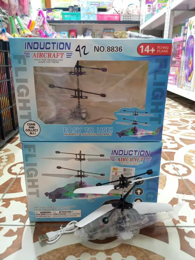 mainan anak helikopter sensor