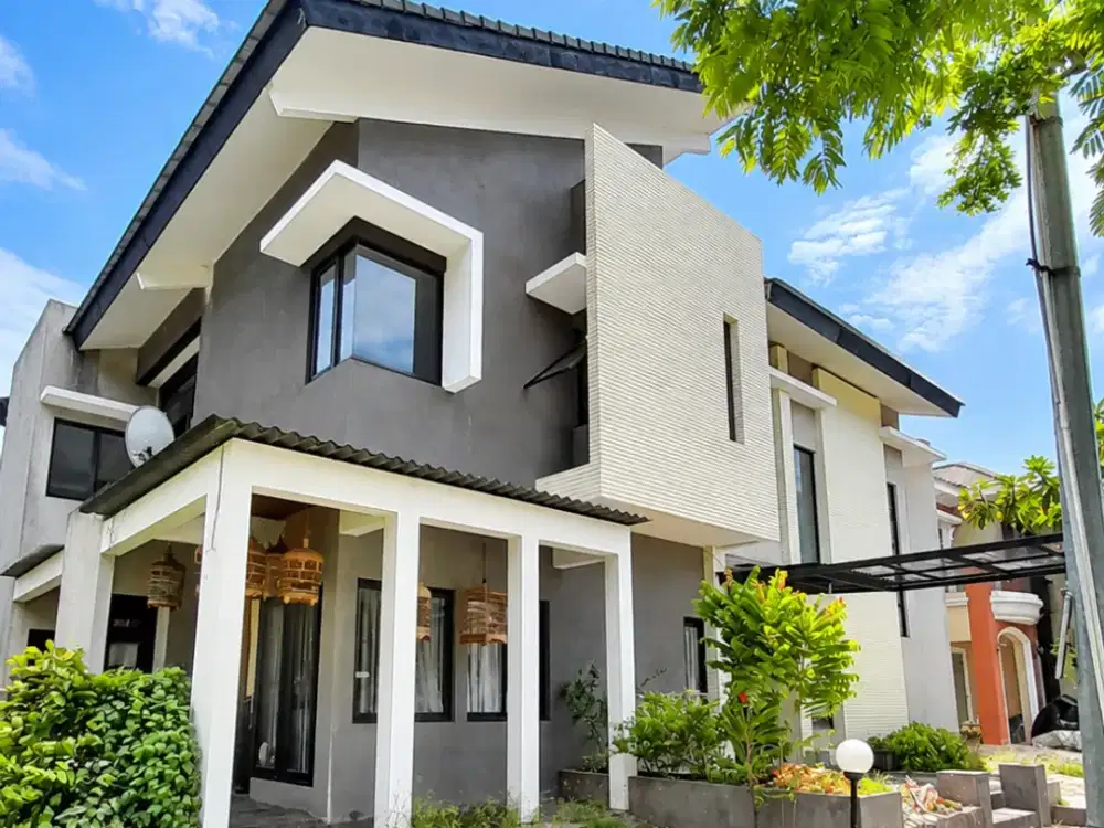 Rumah Provence Parkland BSD 2 Lantai 288m 5KT HGB Sudah Renov Bumi Serpong Damai
