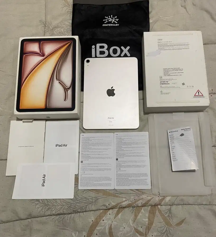 Ipad Air 6 M2 128gb IBOX Resmi BH 90% original
