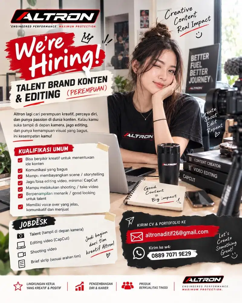 Info Loker Perempuan - Brand Content Strategic Specialist