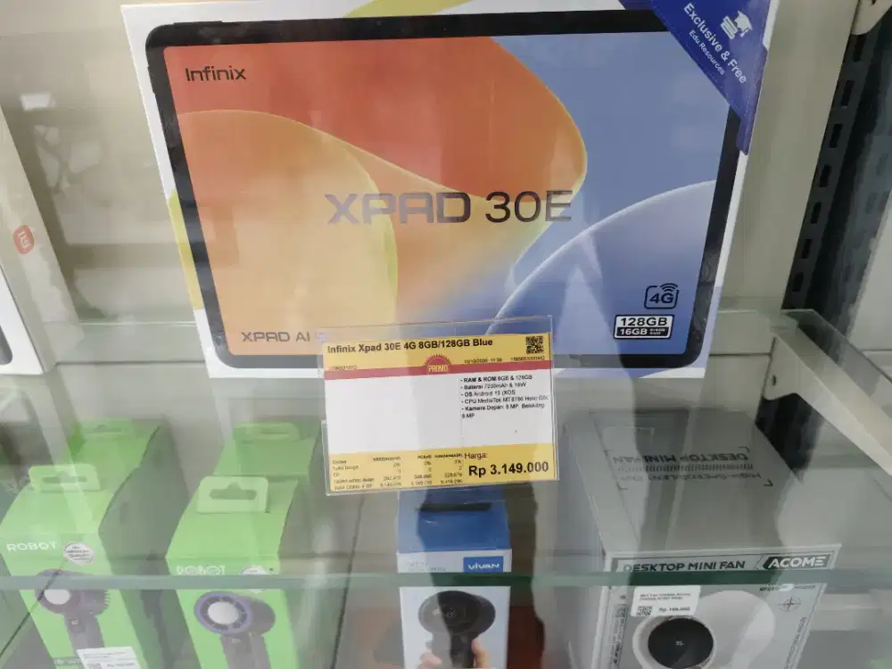 Infinix Xpad 30E 4G 8/128GB cicilan bunga 0% menggunakan kredivo
