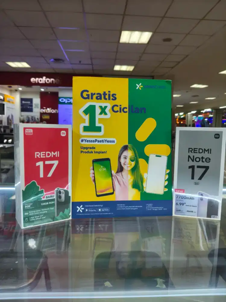 Cicilan hp redmi note 17 cuma pakai ktp aja