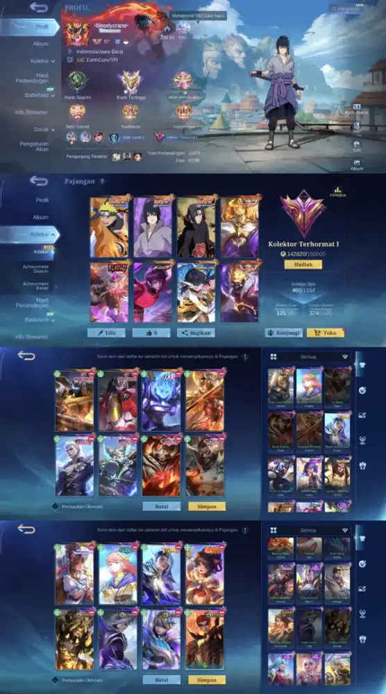 JUAL AKUN MOBILE LEGENDS AMAN TERPERCAYA YANG MINAT CHET