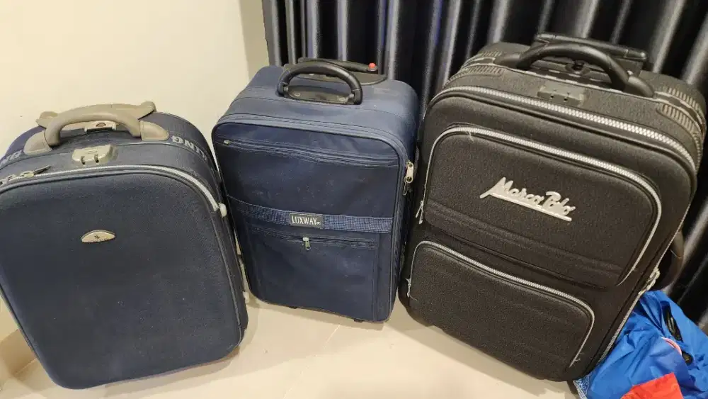 3 Koper travelling masih layak pakai