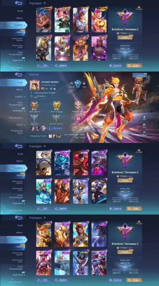 JUAL AKUN MOBILE LEGENDS AMAN TERPERCAYA YANG MINAT CHET