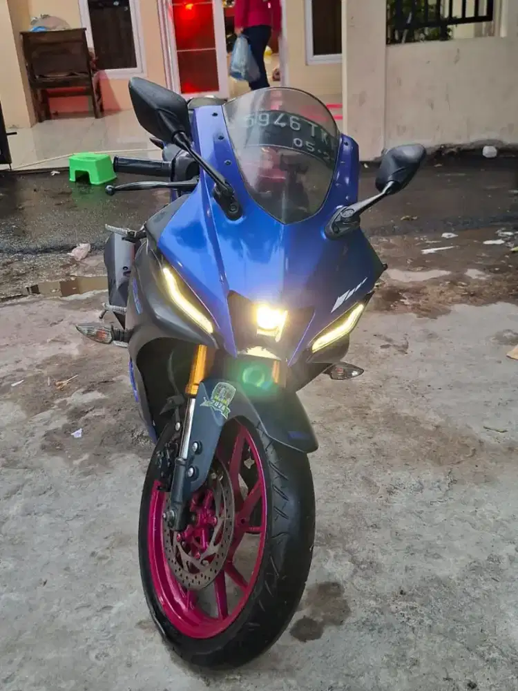 Yamaha R15 V4 Connected 2022 Biru - Dokumen Lengkap Pajak Off Santai