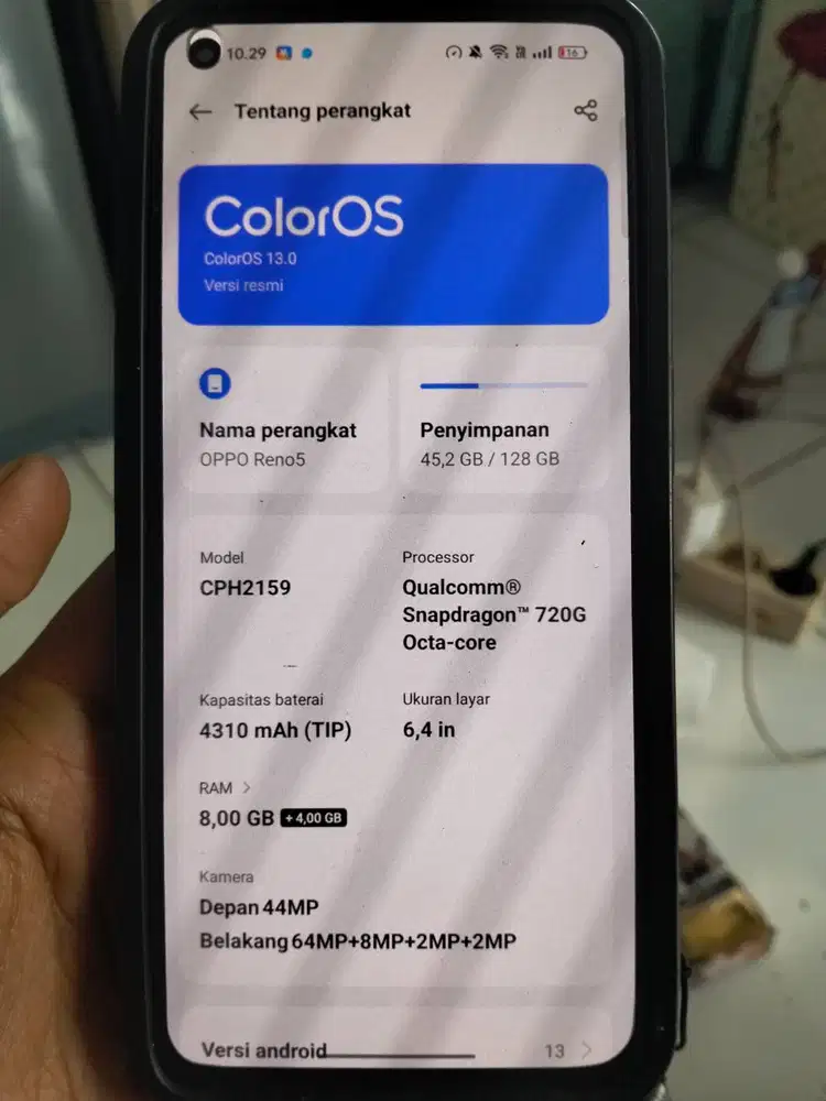 oppo reno5 8+4(128)