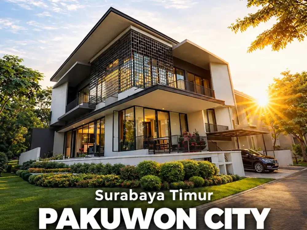 DIJUAL Rumah Mewah Pakuwon city, Cluster Terdepan Dekat Sekolah Gloria, Guangming, Al Azar, dekat Pakuwon City Mall (PCM)