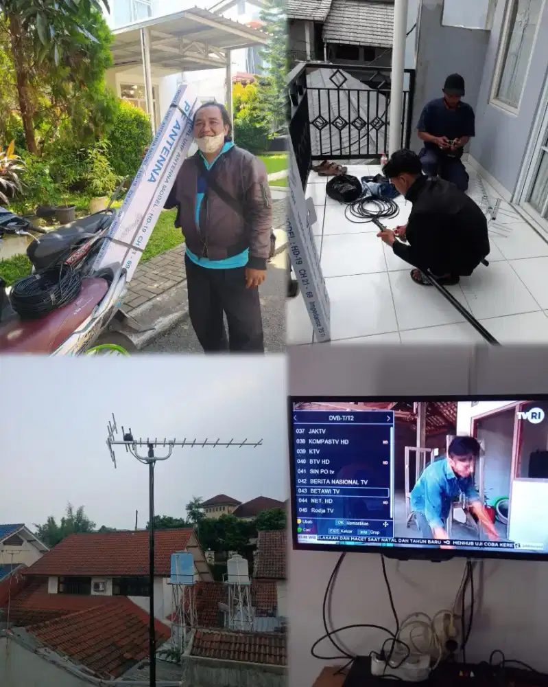 Jasa Pasang & Servis Antena Tv Digital Duren Sawit Teknisi Panggilan