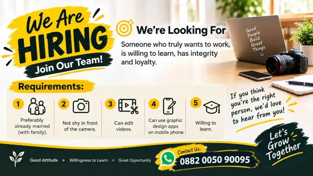 Seeking Creative & Dedicated Individuals