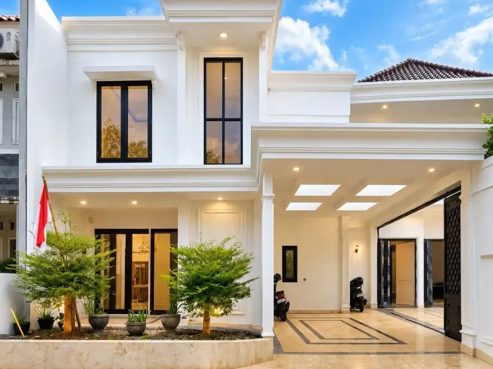 Rumah mewah modern brand new siap huni ada swim pool lokasi strategis di jaksel 18362 GB