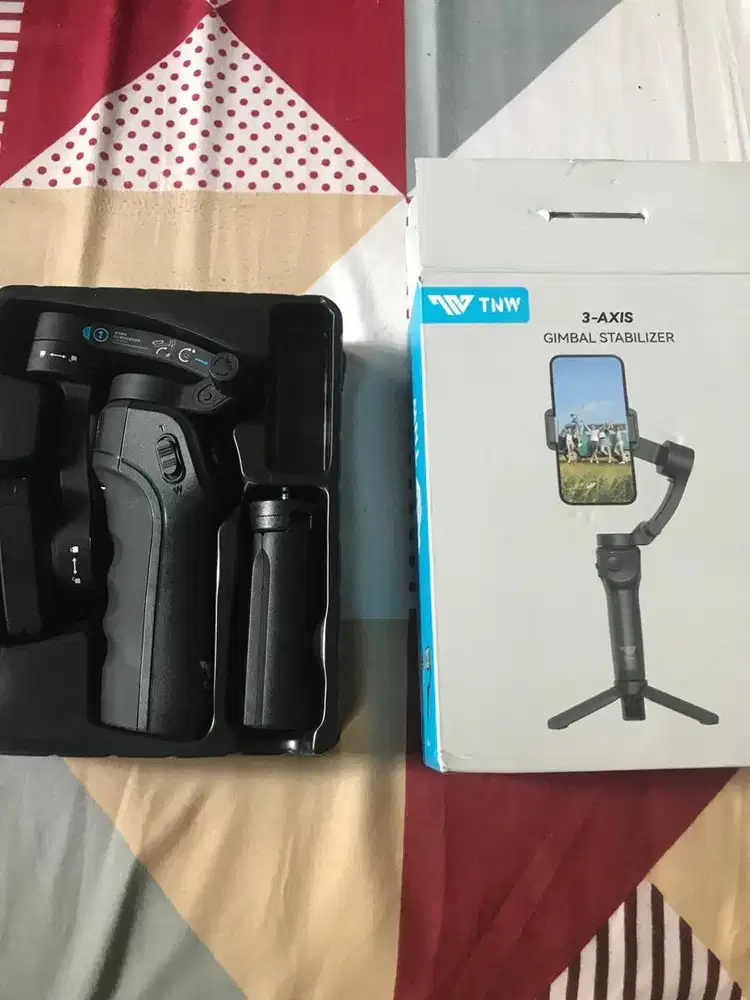 Gimbal Stabilizer TNW M01 Pro 3 Axis untuk Hp & Action Cam