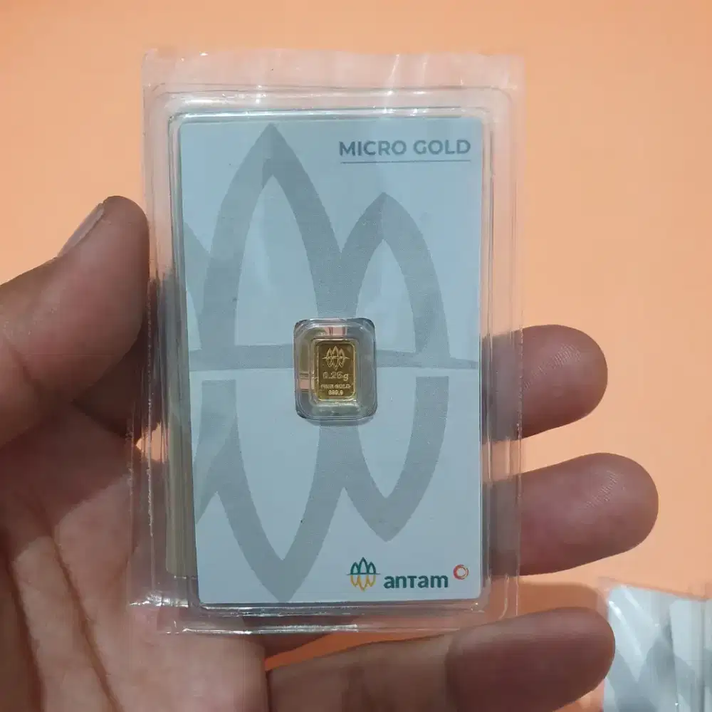 Emas Antam Microgold 0,25 0.25 gram Premium Gift Series
