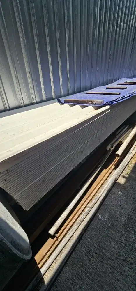 atap UPVC merek saga roof double layer